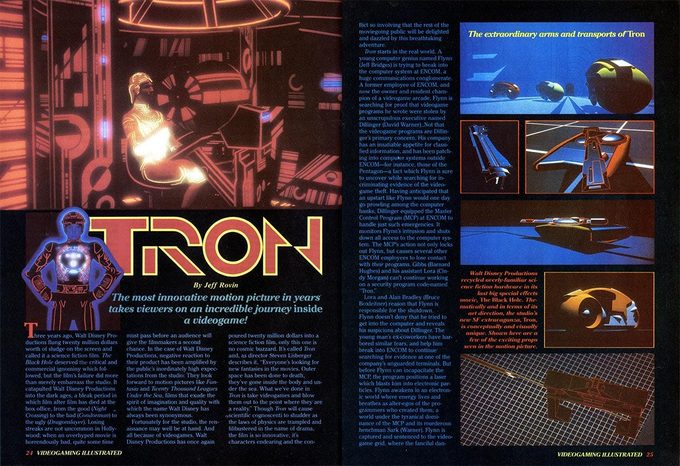 Tron era más que una película. Era la prueba de que el gaming era irrefutable.