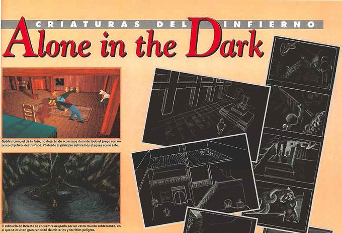 El número 55 de Micromanía Segunda Etapa tiene una extensa entrevista a Infogrames en la que se pueden ver estos storyboards de Didier Chanfray.
