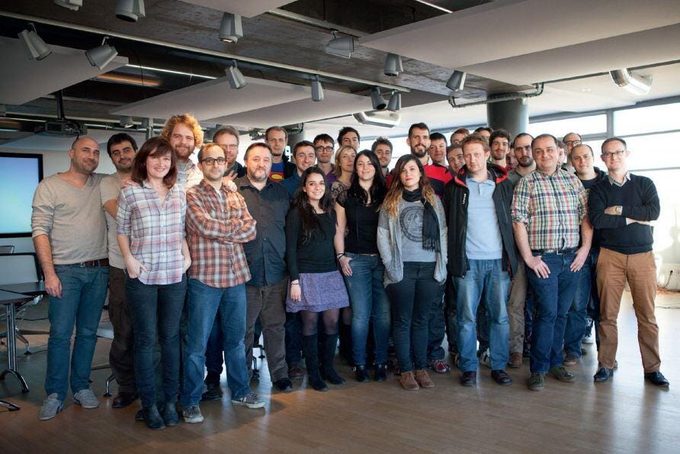 “L’editó”, el nombre por el que se conoce dentro de Ubisoft al todopoderoso grupo editorial. La foto es de 2014 y todavía incluye a Serge Hascoet, hoy despedido luego de múltiples denuncias de acoso laboral.