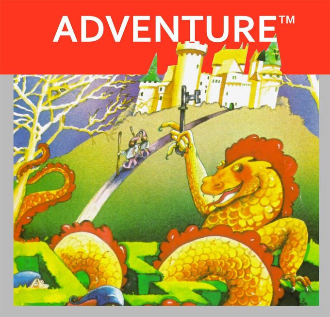 Portada original de Adventure (1978), el juego de la discordia.