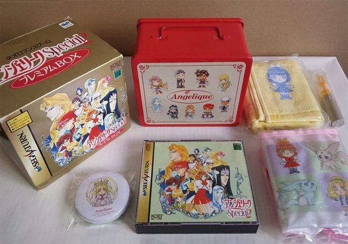 Las ediciones especiales de Angelique venían cargadas de regalos.