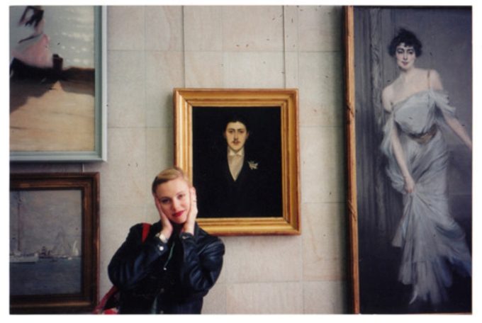 Duncan en Paris, en 1995 (del blog de su amigo Blake Robin)
