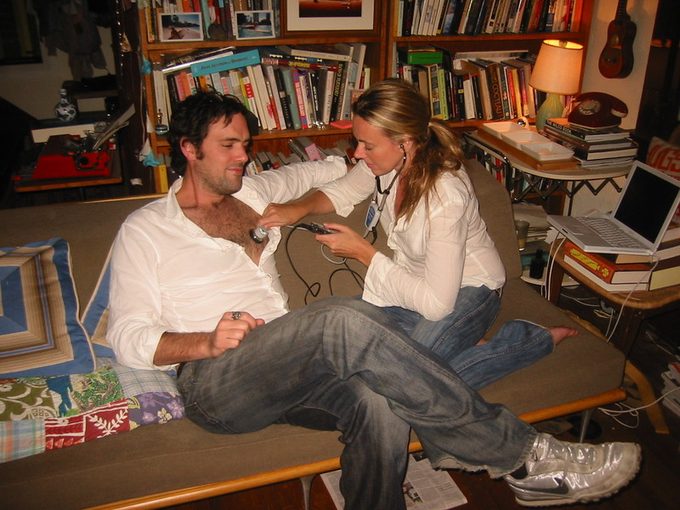 Duncan y Blake fotografiados en 2005 en Los Ángeles, por el artista Darío Robleto.