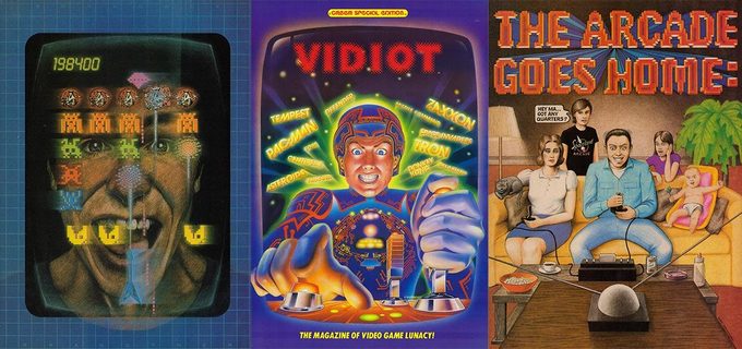 Creem usaba ilustradores de pósters de bandas, y los repitió en Vidiot. Acá, Al Brantner, Gary Grimshaw y Gary Ciccarelli.