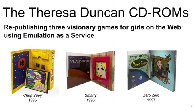 Edición de Rhizome de los tres CD-ROMs de Duncan