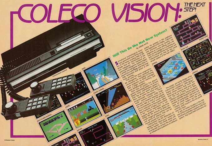Colecovision salió en 1982, y Electronic Games la marcaba con razón como una de las consolas más interesantes del momento. Estaba condenada.