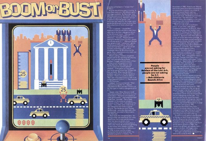 Vidiot es la peor de estas revistas… pero la única que vio el colapso de ventas de 1983 como la catástrofe que era.