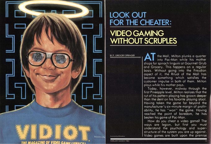 “Cuidado con el Tramposo: Videojuegos sin Escrúpulos” es una de las notas más inspiradas del ex activista de los ‘60 P. Gregory Springer, que daba al gaming una sensibilidad beat.