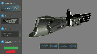 El diseño de la prótesis basada en Master Chief | Imagen: 343 Industries